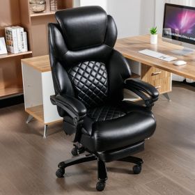 Big and Tall Office Chair 500 lbs, Extra Wide High Back Office Chair for Heavy People