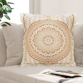 SOGA 50cm Pillow Cover Moon Decor Cotton Decorative Throw Pillow