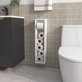 Supai Toilet Paper Holder in Melamine, White