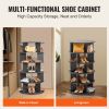 VEVOR 5 Tiers Rotating Shoe Rack Tower, 360Â°Spinning Shoe Display, Revolving Shoe Rack Storage Round Carousel, Lazy Susan Shoe Rack Organizer