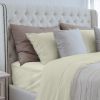 Luxuriously Soft 100% Viscose Derived from Bamboo 4-Piece sheet Set , Oeko-TEX Certified, California King - CrÃ¨me