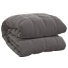 Weighted Blanket Gray 54.3"x78.7" 13.2 lb Fabric